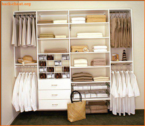 Top small closet organize screenshot