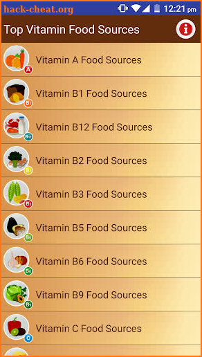 Top Vitamin rich Foods & Diets screenshot