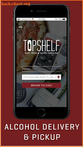 TopShelf Alcohol Delivery & Pickup screenshot