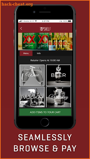 TopShelf Alcohol Delivery & Pickup screenshot