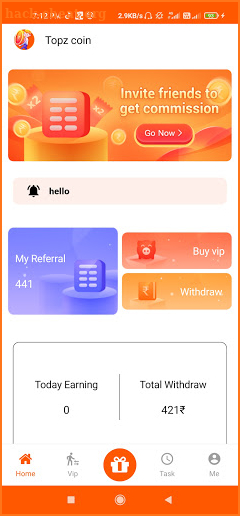 Topz Coin:Refer Friends,Vip for rewards screenshot