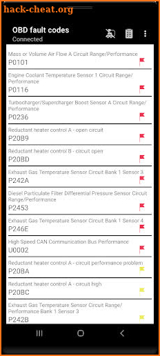 Tor OBD2 Diagnostics screenshot