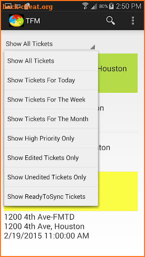 Total Field Mobile (TFM) screenshot