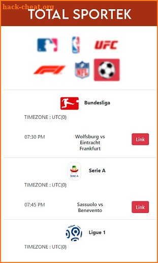 Total Sportek -All Sport Channel Live stream tips screenshot