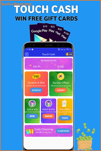 Touch Cash - Real Cash Reward Earn money screenshot