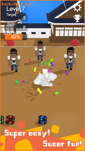 Touch Out - Simple dodge ball game screenshot