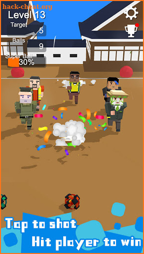 Touch Out - Simple dodge ball game screenshot