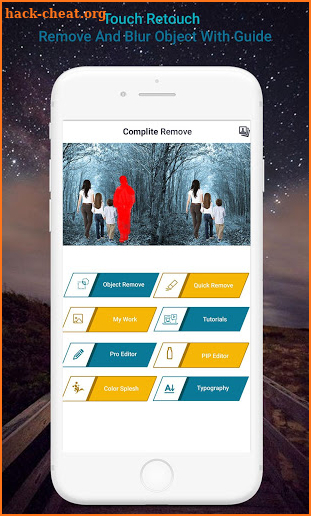 Touch Retouch - Remove And Blur Object With Guide screenshot