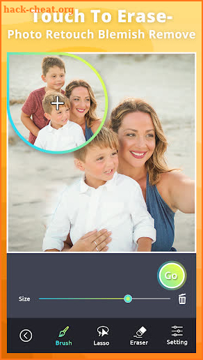 Touch To Erase - Photo Retouch Blemish Remove screenshot