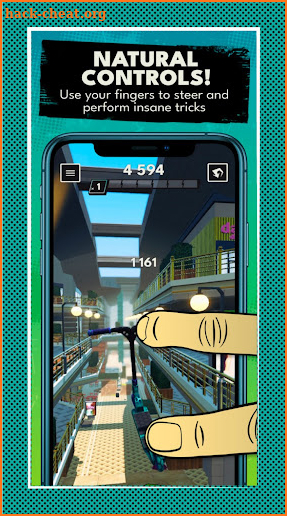 Touchgrind Scooter 3D!!! New Tricks screenshot