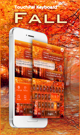 TouchPal Fall Keyboard Theme screenshot