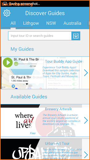 Tour Buddy screenshot