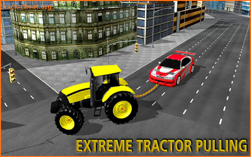 Towing Tractor Simulator: Tractor Pull Bus Game screenshot