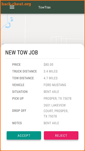 TowTrax Truck screenshot