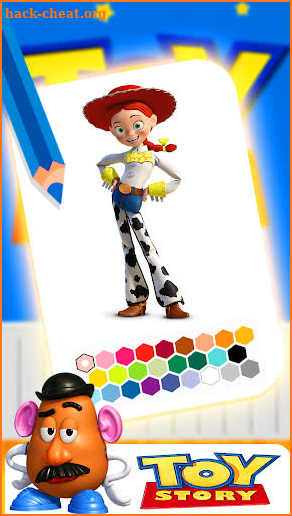 Toy Story coloring cartoon fan screenshot