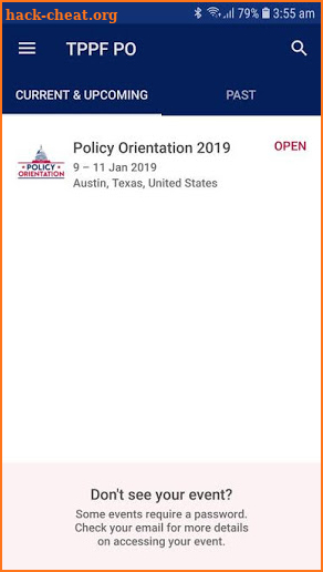 TPPF Policy Orientation screenshot