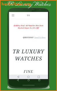 TR Luxury Wrist Watches- Rolex, Patek, Audemars screenshot