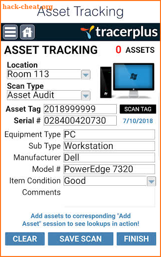 TracerPlus V10 Barcode & RFID Data Collection Apps screenshot