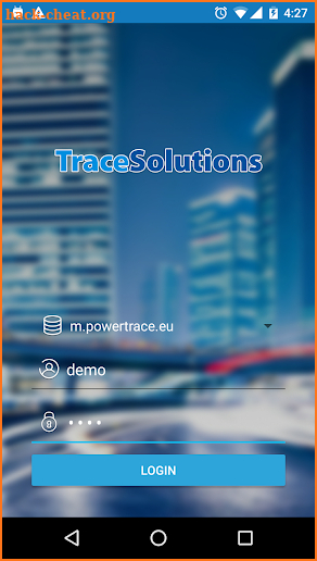 Tracesolutions screenshot