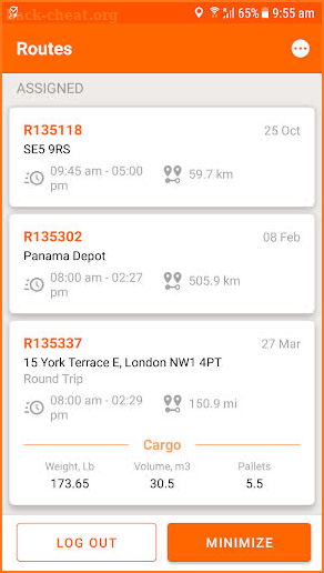 Track-POD Proof of Delivery - ePOD for drivers screenshot