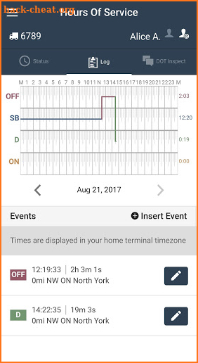 TrackEnsure ELD screenshot