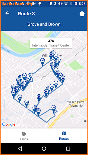 trackLCTA (Luzerne County Transit) Wilkes-Barre screenshot