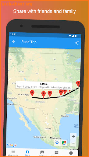 TrackMyTour - Travel Tracking screenshot