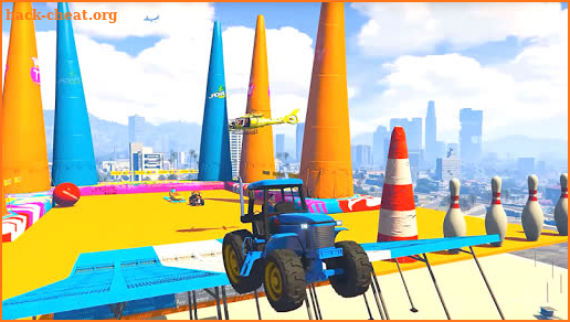 Tractor Extreme Stunts: Kids Stunt Racing Games screenshot