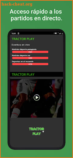 Tractor Play fútbol screenshot