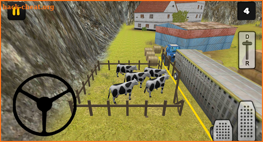 Tractor Simulator 3D: Cow Transport screenshot