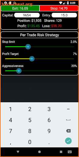 Trader Risk Managment screenshot