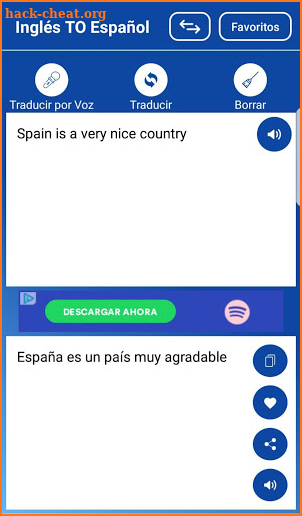 Traductor Español Ingles/Inglés Español Voz Texto screenshot