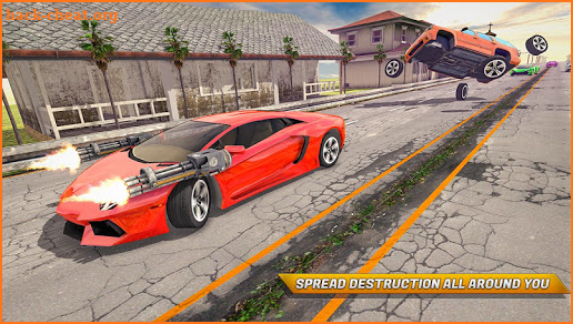 Traffic Car Shooter Racing Drive Simulator screenshot