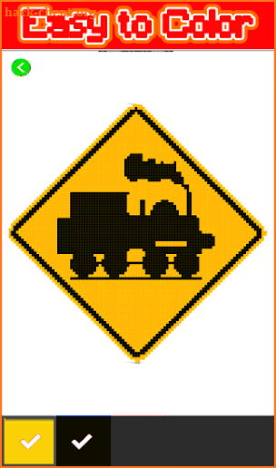 Traffic Sign Color By Number-Pixel: Coloring Book screenshot