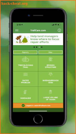 TrailCare screenshot
