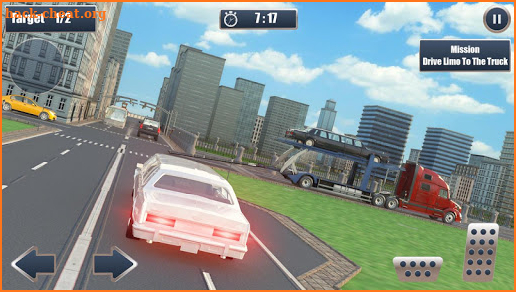 Trailer Transport Car Truck Driver screenshot