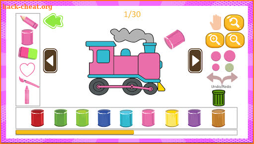 Train Coloring Book screenshot