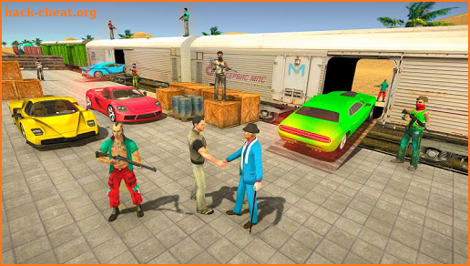 Train Robbery Car Theft - Train Transport Games screenshot