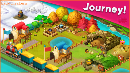 Train town - 3 match merge magic puzzle games screenshot