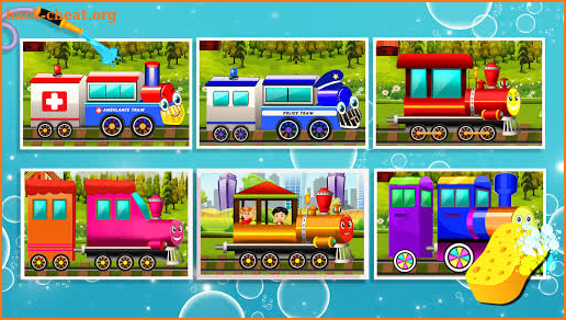 🚂Train Wash - Kids Educational Games🚂🧽 screenshot