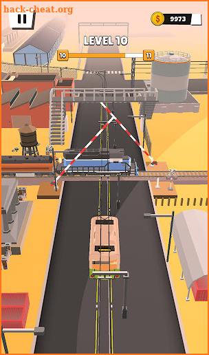 Tram Rush: Blue Monster 3D screenshot