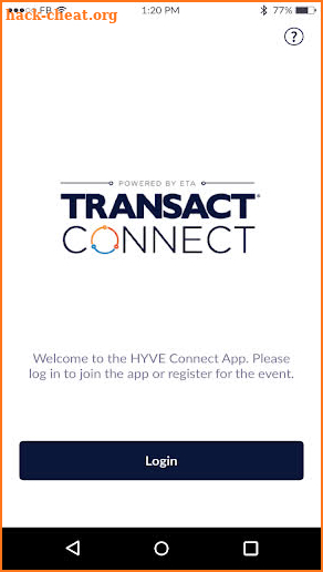 TRANSACT Connect screenshot