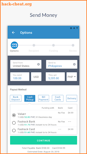 Transfast - Money Transfer screenshot