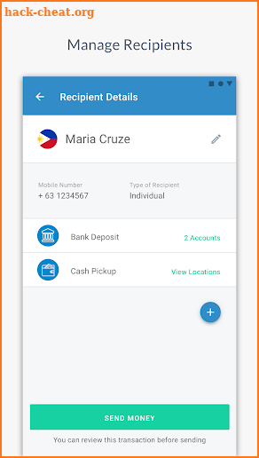 Transfast - Money Transfer screenshot