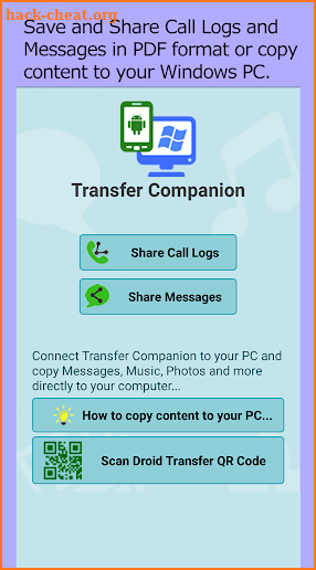 Transfer Companion screenshot