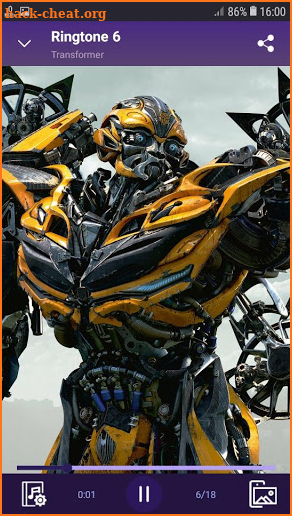 Transformer - RINGTONES and WALLPAPERS screenshot