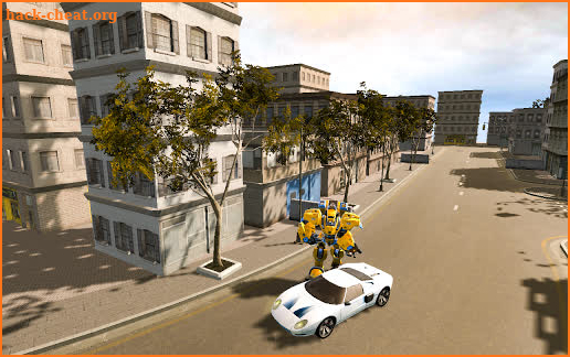 Transformer Robot Car Racing screenshot