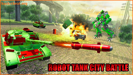 Transformers Fight Robot Tank City Battle 3D screenshot