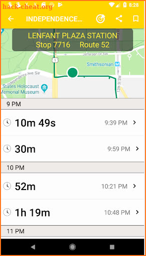 Transit Tracker - DC/Maryland screenshot