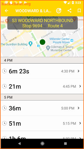 Transit Tracker - Detroit (DDOT) screenshot